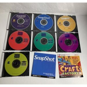 Print Artist 4.0 Platinum 7 CD Set 1998 Sierra Home Windows 95 Vintage